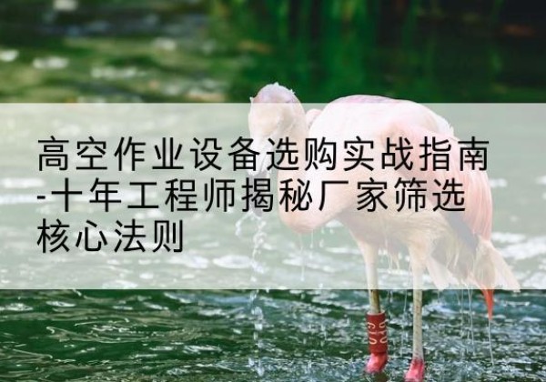 石峰剪叉式升降机厂家-高空作业设备选购实战指南-十年工程师揭秘厂家筛选核心法则