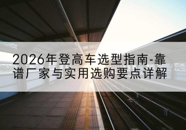 石峰登高车厂家推荐-2026年登高车选型指南-靠谱厂家与实用选购要点详解